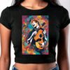 Ed sheeran black crop top